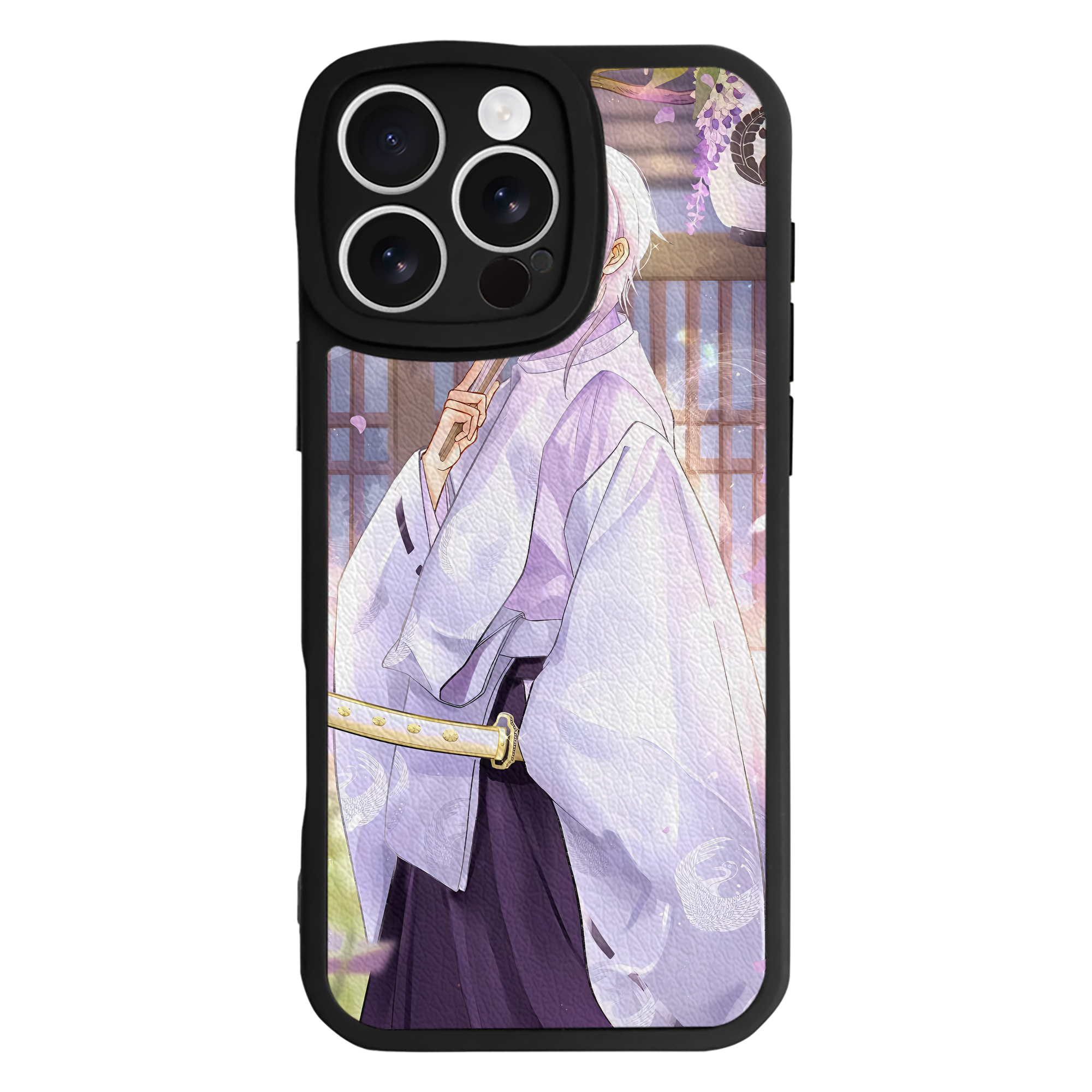 （画像用） 刀剣乱舞 Touken Ranbu 【iPhone 16シリーズ対応】シリコンスマホケース（レザー調） 材質：シリコン